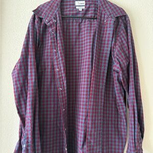 Sonoma Red and Blue Plaid Shirt
